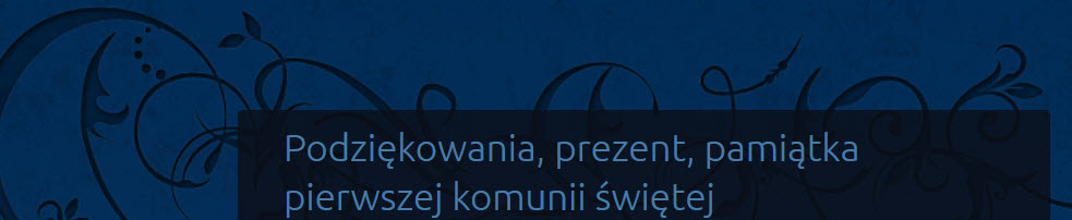 zaproszenia komunia, prezent na komunię